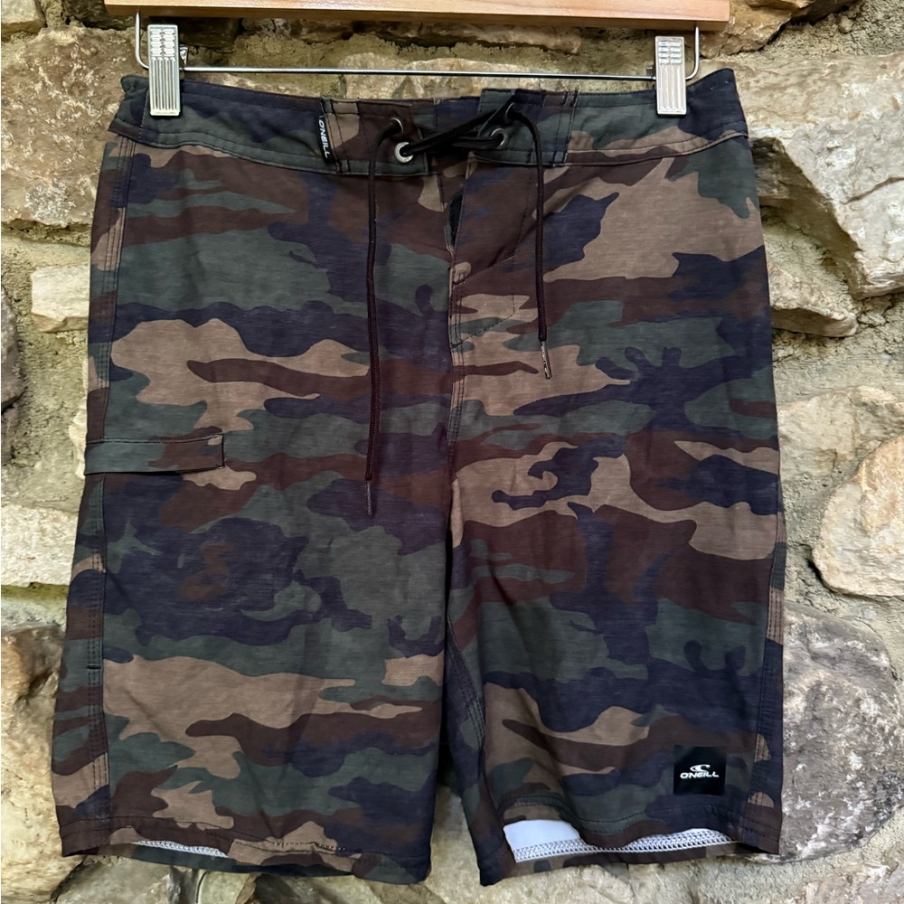 O’neill boys hyperfreak/ hyper dry  stretch board shorts size 27(14)
